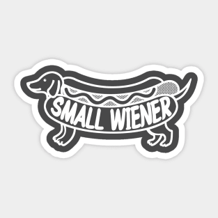 Small wiener Sticker